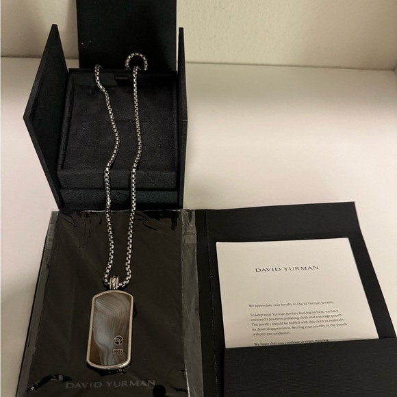 ⚡️David Yurman 22’ inch Rare Dog Tag Necklace - Picture 7 of 7